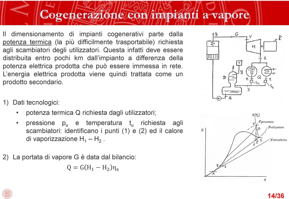 Questa infatti deve essere distribuita entro pochi km dall impianto a differenza della potenza elettrica prodotta che può essere immessa in rete.