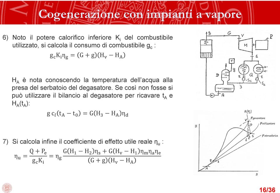 serbatoio del degasatore.