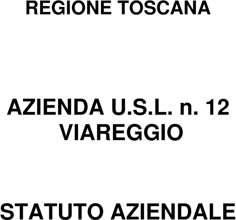 n. 12 VIAREGGIO