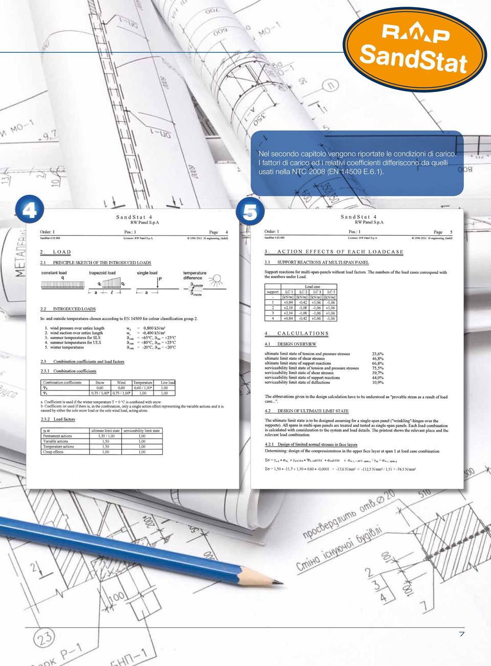 I fattori di carico ed i relativi coefficienti