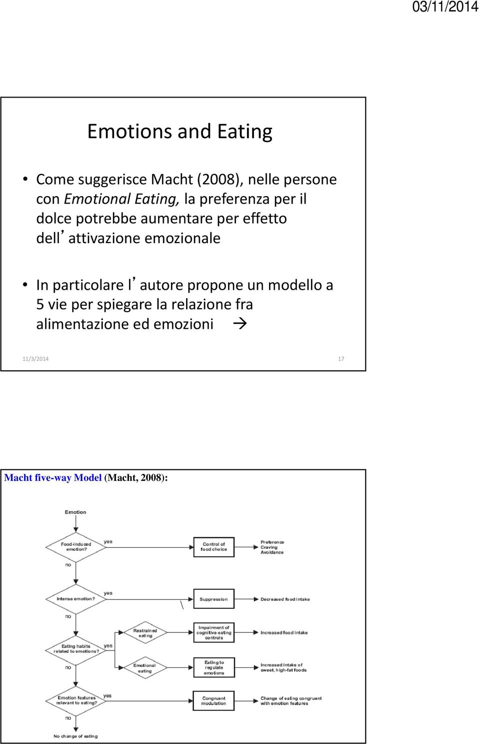 attivazione emozionale In particolare l autore propone un modello a 5 vie per