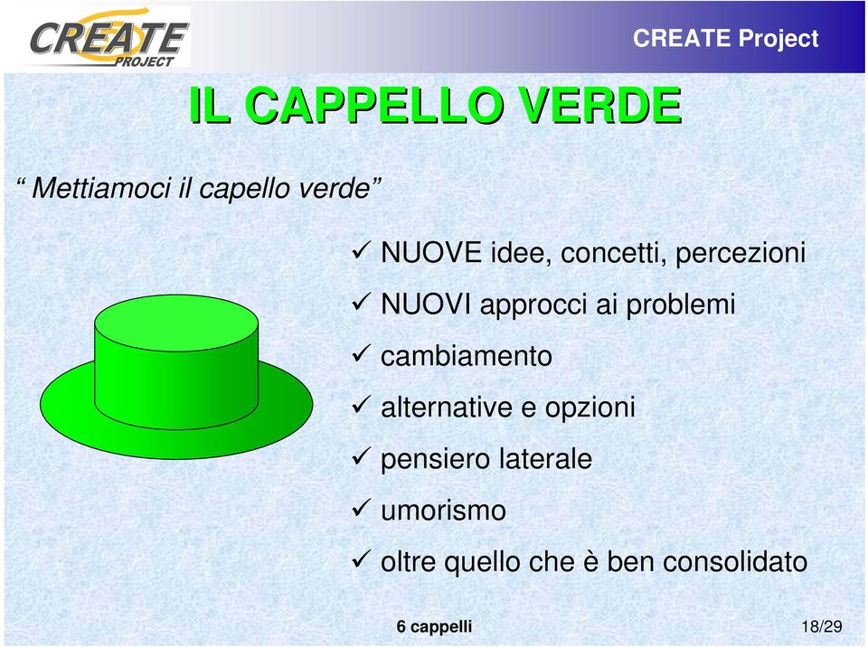 cambiamento alternative e opzioni pensiero laterale