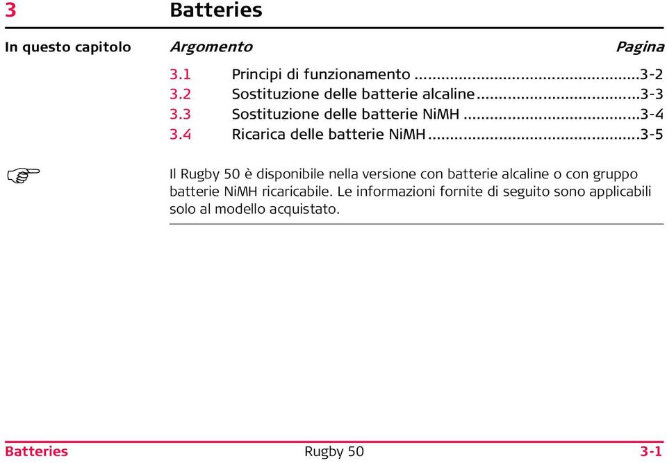 4 Ricarica delle batterie NiMH.