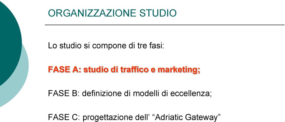 marketing; FASE B: definizione di modelli di