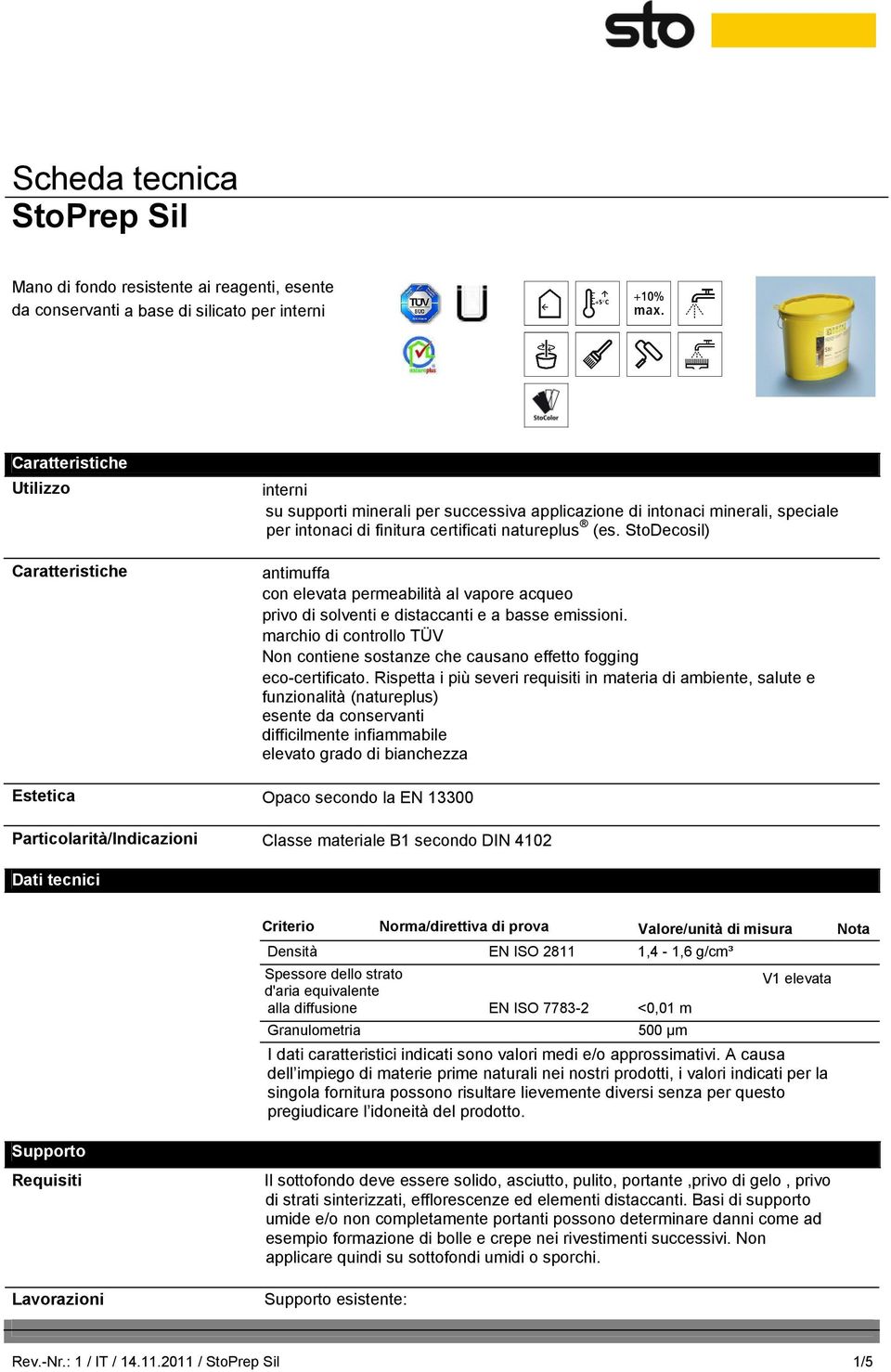 marchio di controllo TÜV Non contiene sostanze che causano effetto fogging eco-certificato.