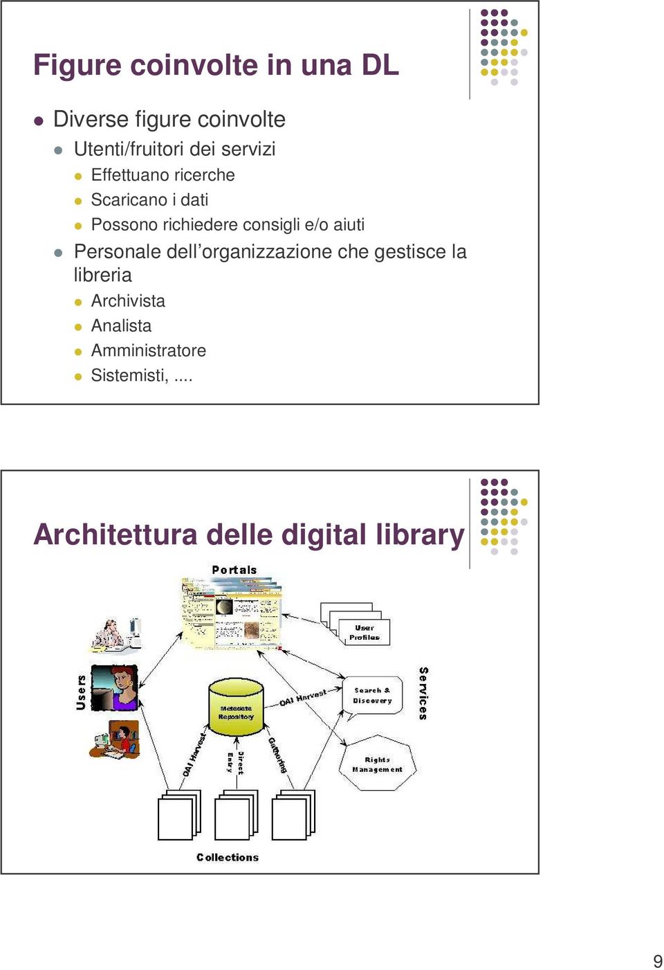 e/o aiuti Personale dell organizzazione che gestisce la libreria