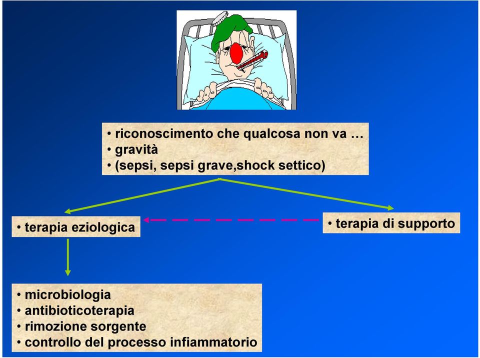 terapia di supporto microbiologia