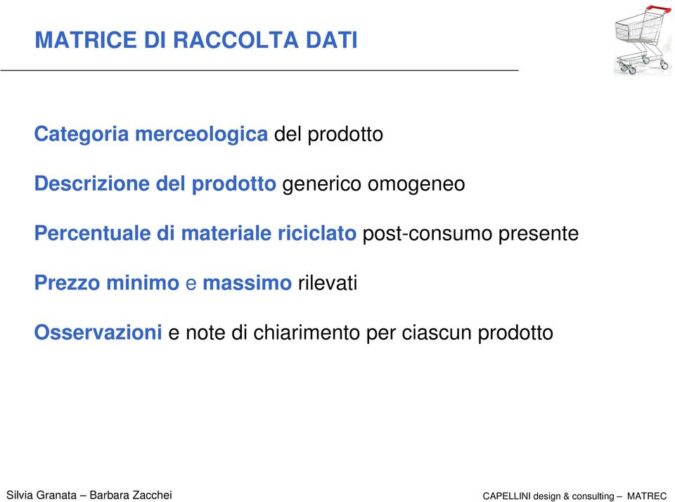 materiale riciclato post-consumo presente Prezzo minimo e