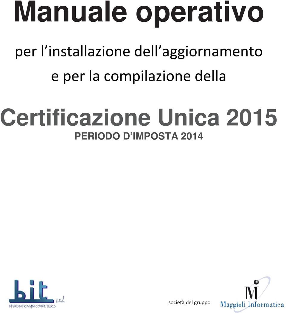 compilazione della Certificazione