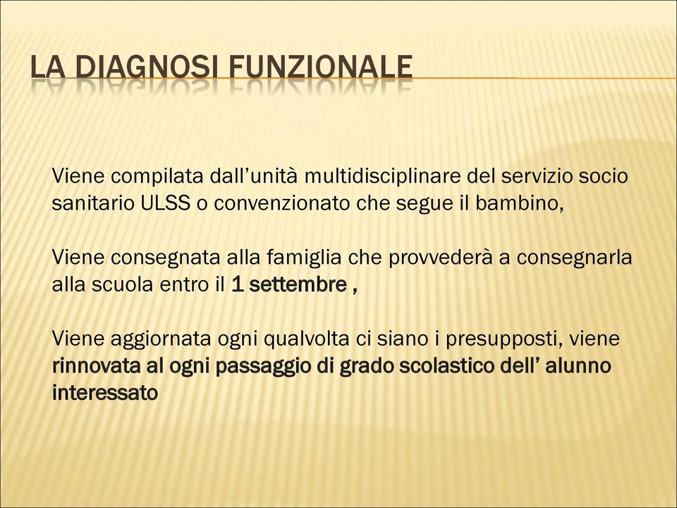 consegnarla alla scuola entro il 1 settembre, Viene aggiornata ogni qualvolta ci