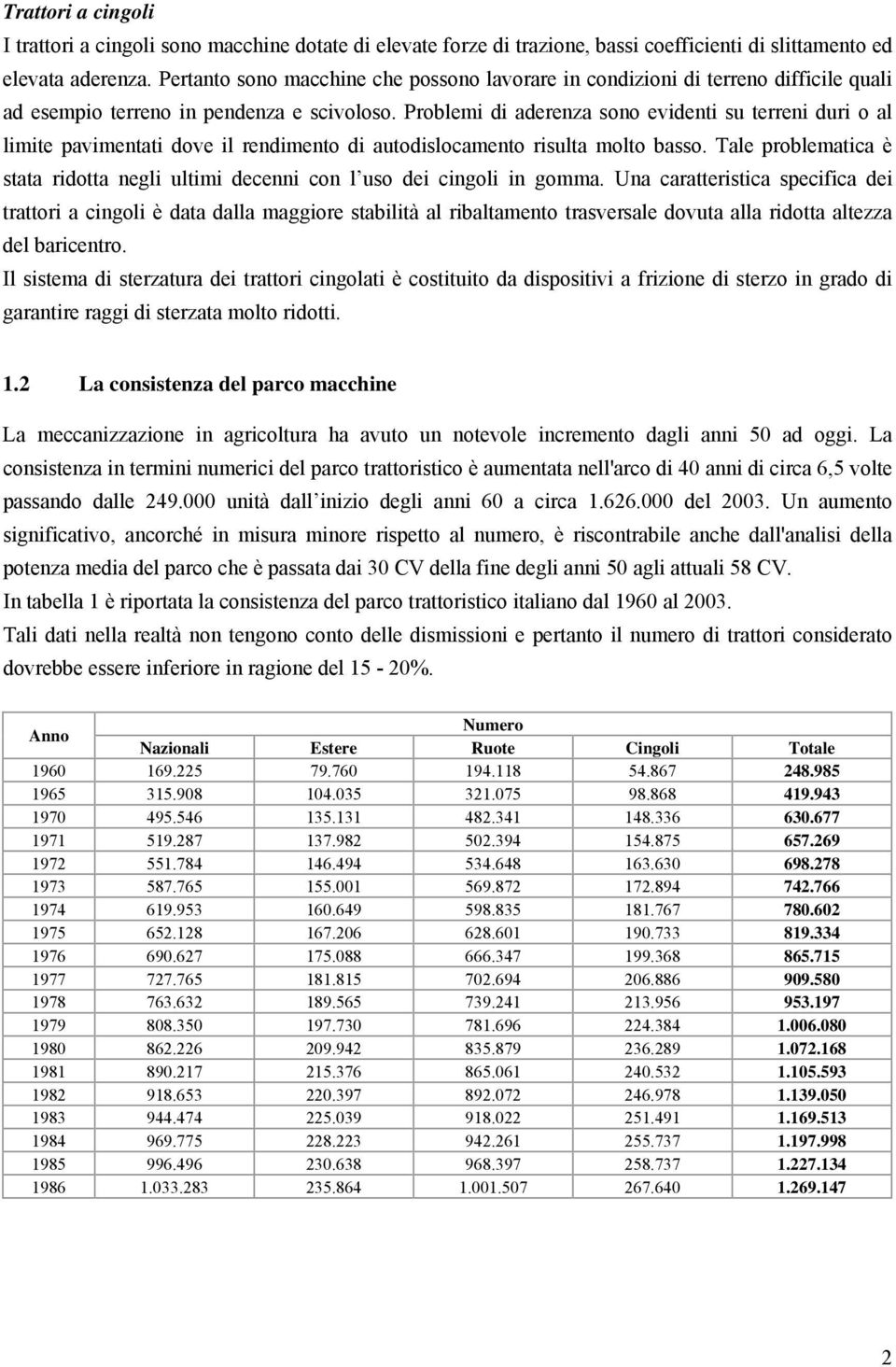 Problemi di aderenza sono evidenti su terreni duri o al limite pavimentati dove il rendimento di autodislocamento risulta molto basso.