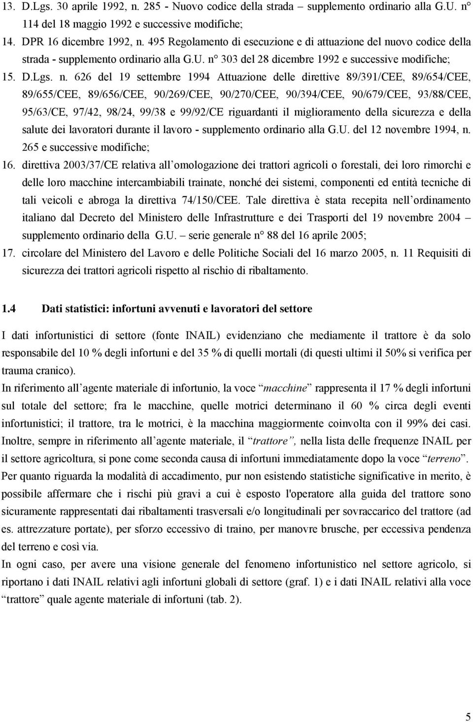 ovo codice della strada - supplemento ordinario alla G.U. n 