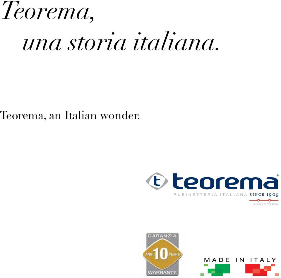 Teorema, an Italian