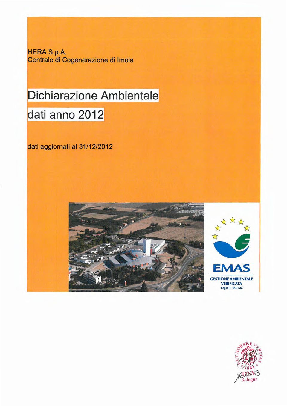 201 dati aggionati a 31/12/2012 EMAS