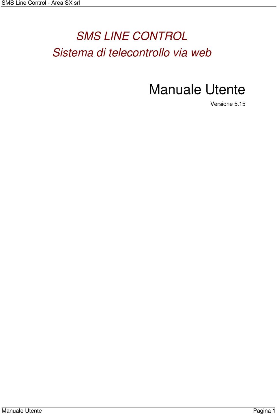 Manuale Utente Versine 5.