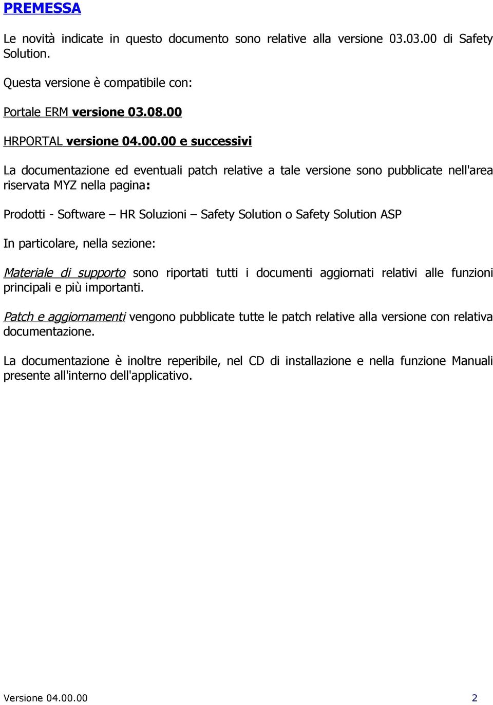 HRPORTAL versione 04.00.