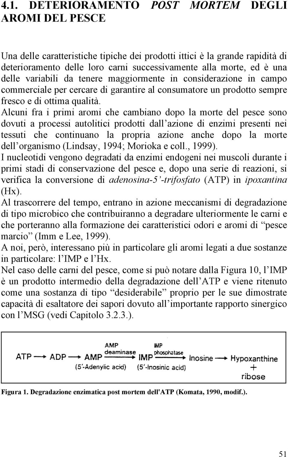 Alcuni fra i primi aromi che cambiano dopo la morte del pesce sono dovuti a processi autolitici prodotti dall azione di enzimi presenti nei tessuti che continuano la propria azione anche dopo la