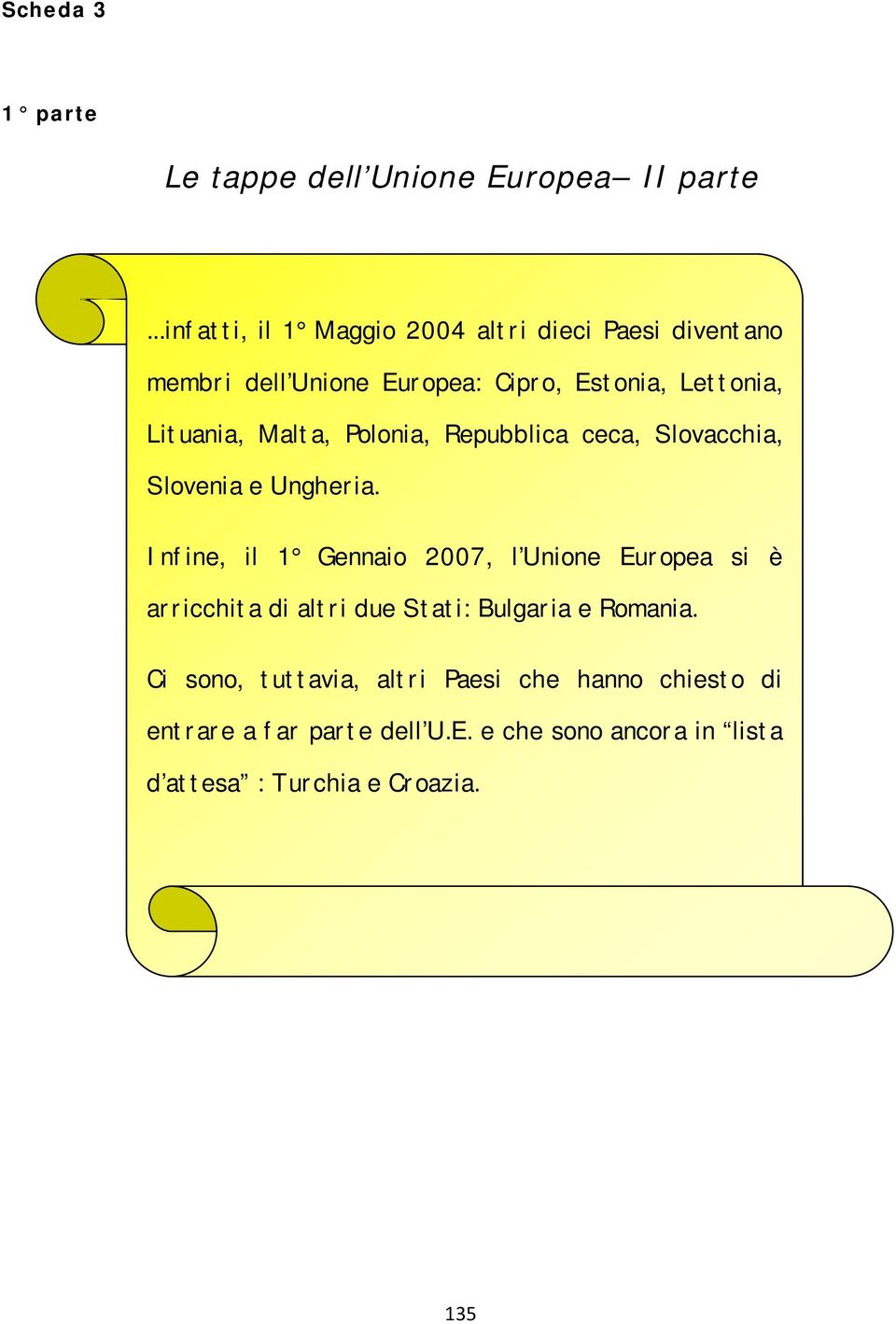 Malta, Polonia, Repubblica ceca, Slovacchia, Slovenia e Ungheria.