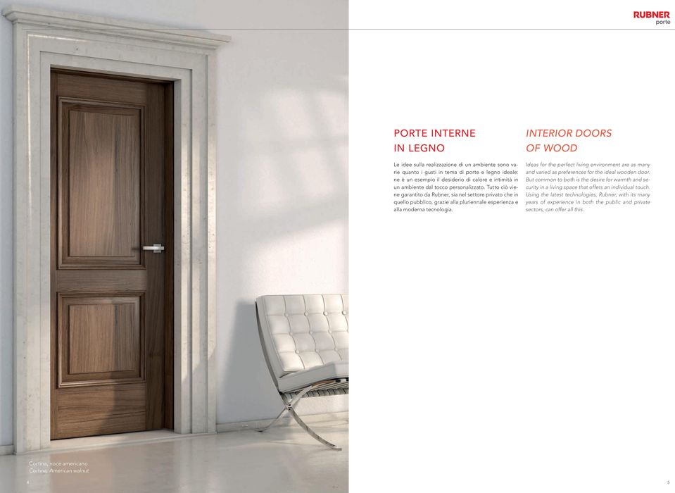 Interior doors of wood Ideas for the perfect living environment are as many and varied as preferences for the ideal wooden door.