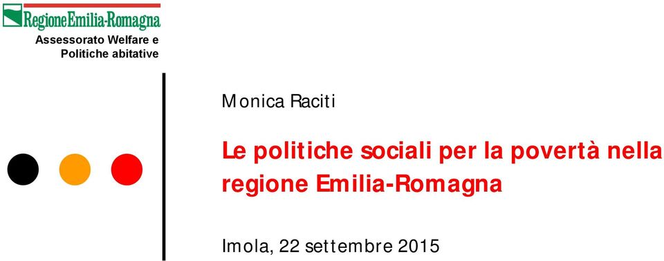 povertà nella regione