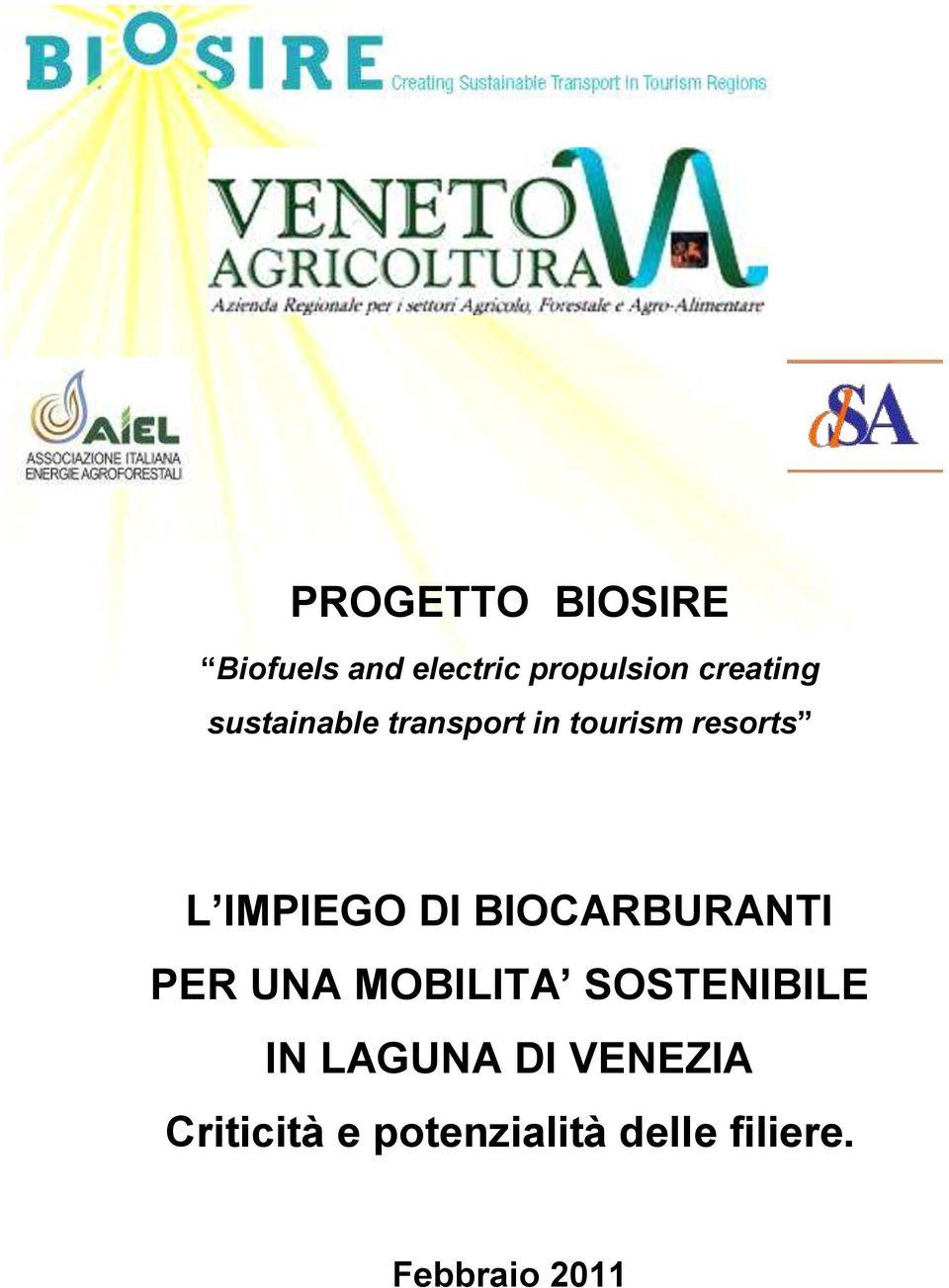 IMPIEGO DI BIOCARBURANTI PER UNA MOBILITA SOSTENIBILE IN