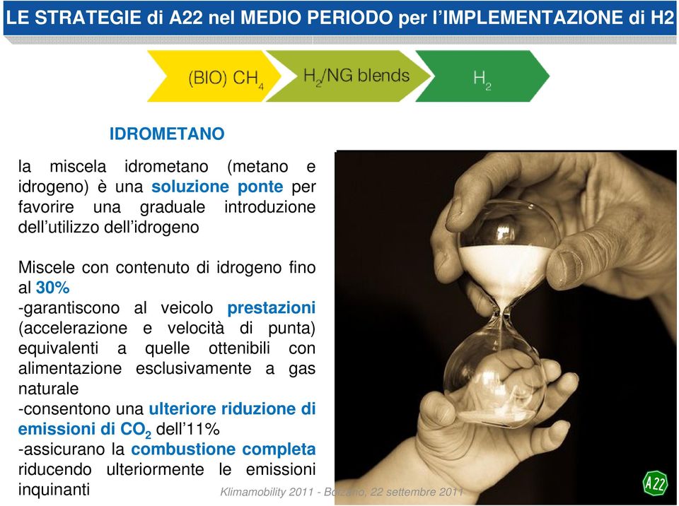 veicolo prestazioni (accelerazione e velocità di punta) equivalenti a quelle ottenibili con alimentazione esclusivamente a gas naturale