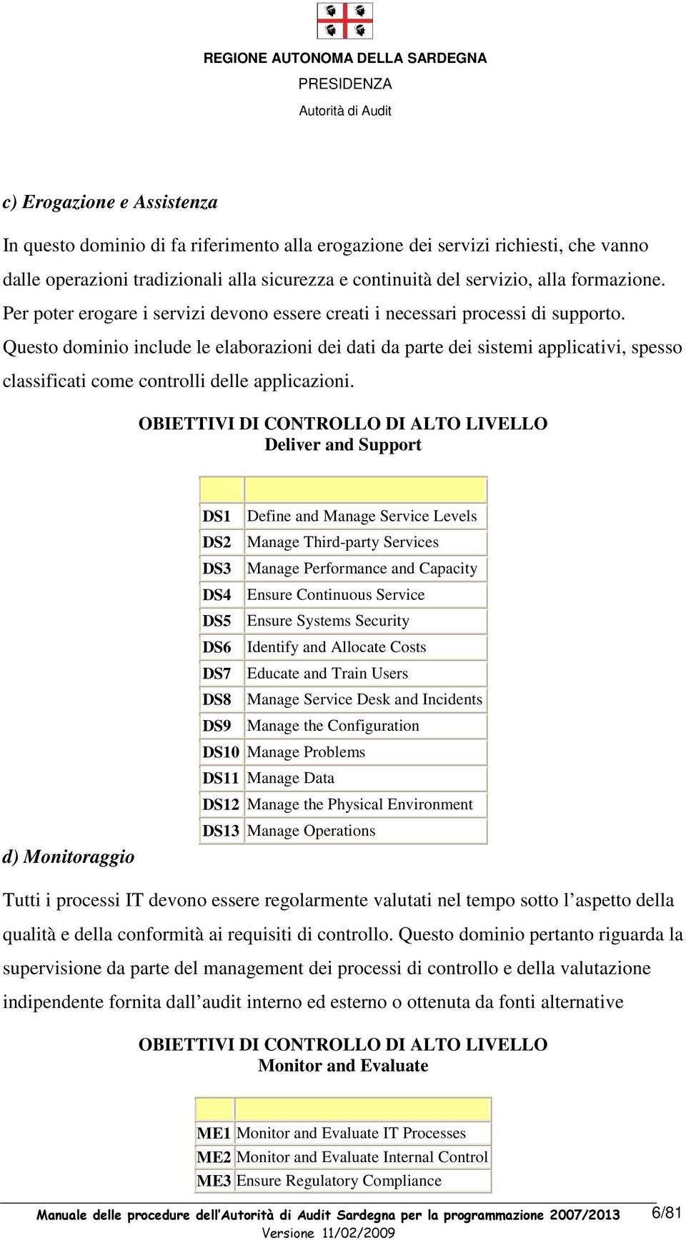 Questo dominio include le elaborazioni dei dati da parte dei sistemi applicativi, spesso classificati come controlli delle applicazioni.