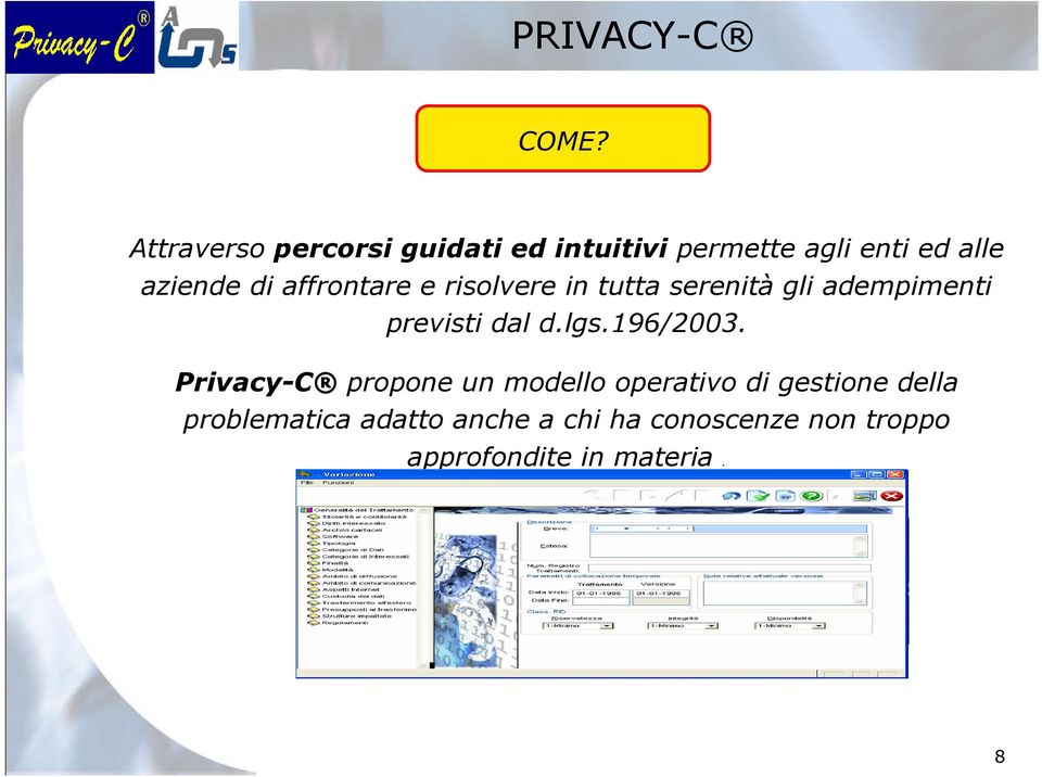 affrontare e risolvere in tutta serenità gli adempimenti previsti dal d.lgs.