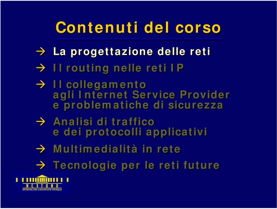 problematiche di sicurezza Analisi di traffico e dei