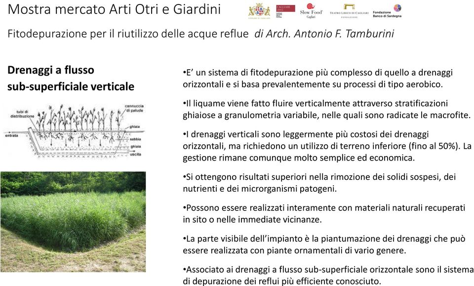 I drenaggi verticali sono leggermente più costosi dei drenaggi orizzontali, ma richiedono un utilizzo di terreno inferiore (fino al 50%). La gestione rimane comunque molto semplice ed economica.