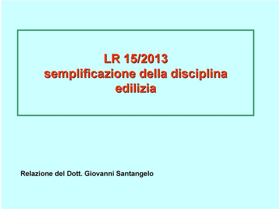 disciplina edilizia