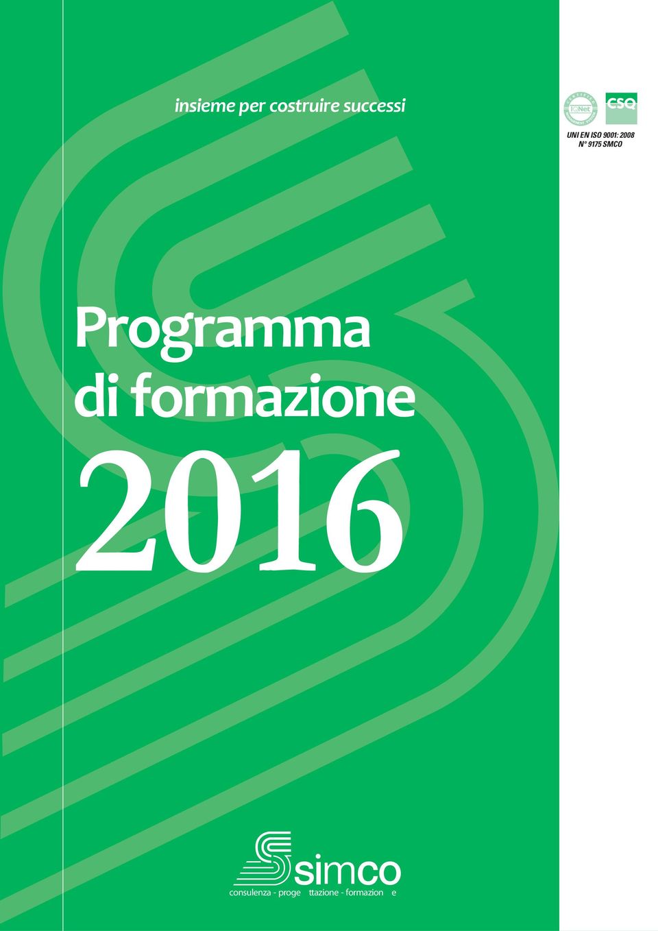 Programma di formazione 2016