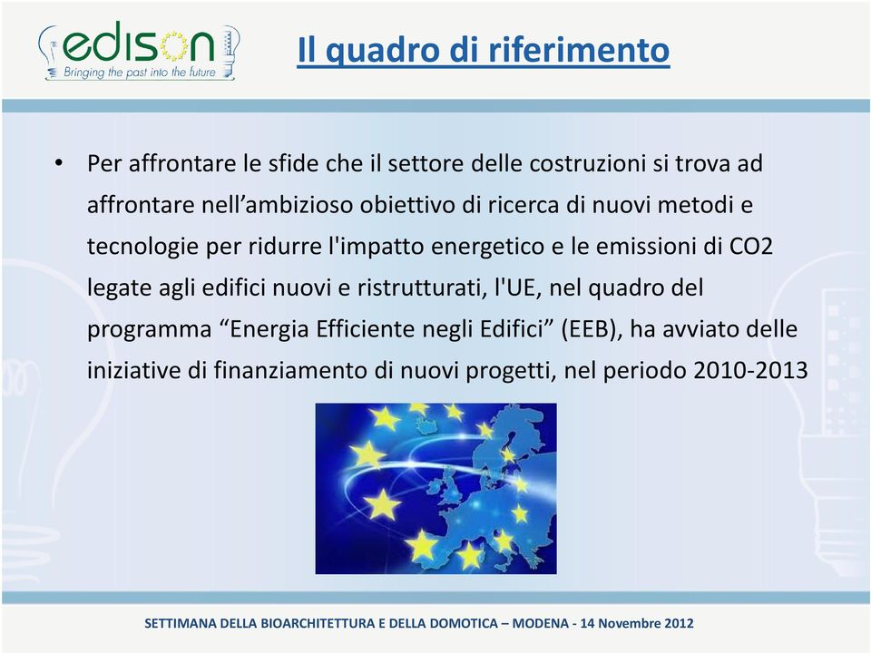 emissioni di CO2 legate agli edifici nuovi e ristrutturati, l'ue, nel quadro del programma Energia