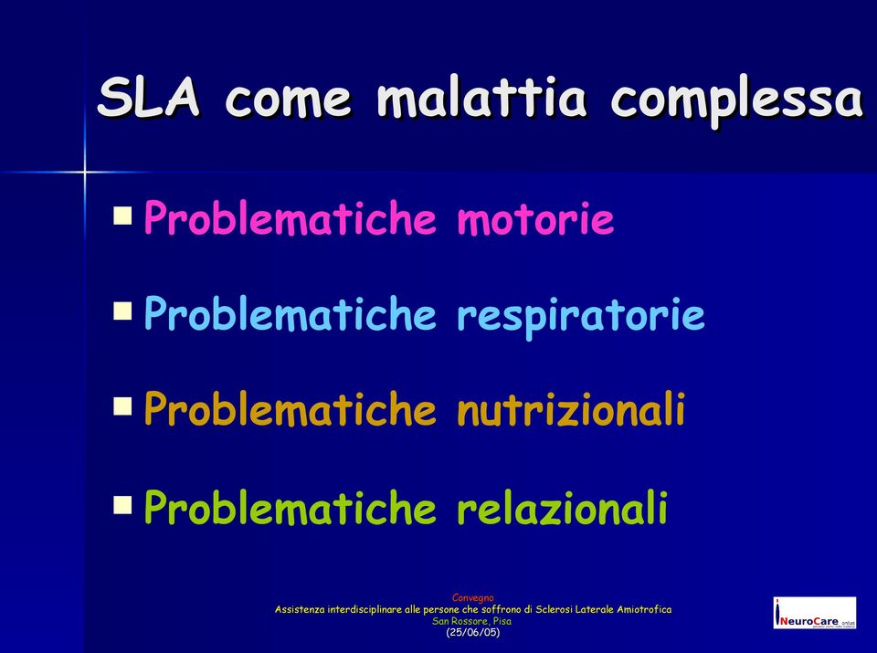 Problematiche respiratorie