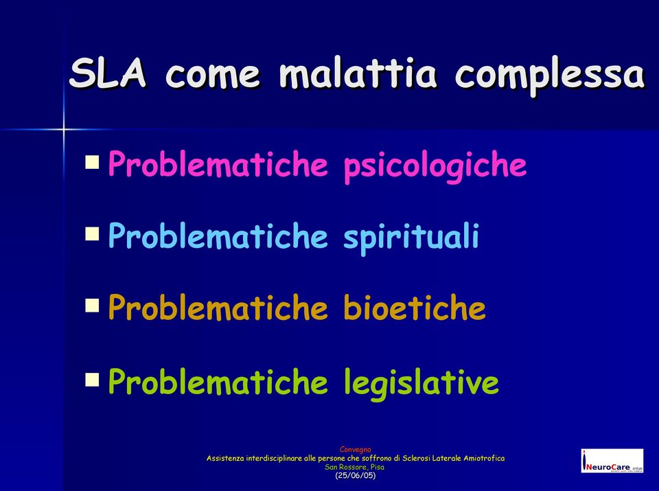 Problematiche spirituali