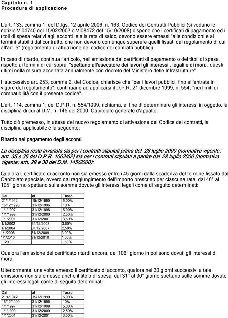 di saldo, devono essere emessi "alle condizioni e ai termini stabiliti dal contratto, che non devono comunque superare quelli fissati dal regolamento di cui all'art.