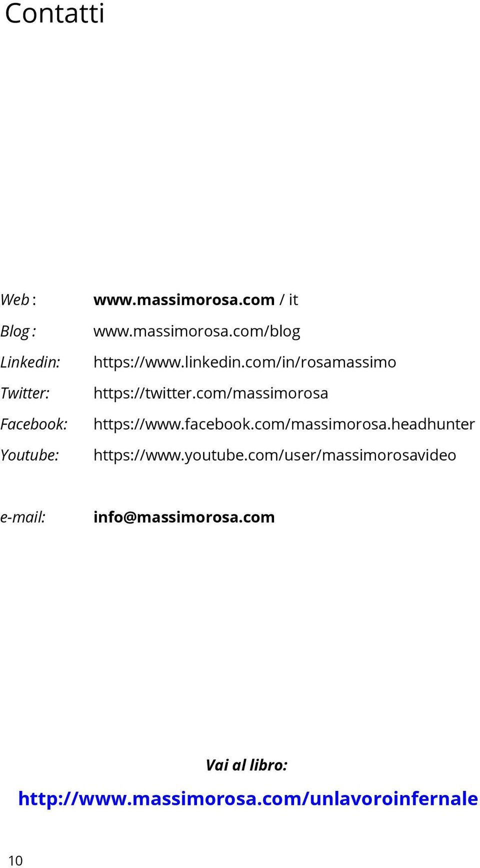 com/massimorosa Facebook: https://www.facebook.com/massimorosa.headhunter Youtube: https://www.