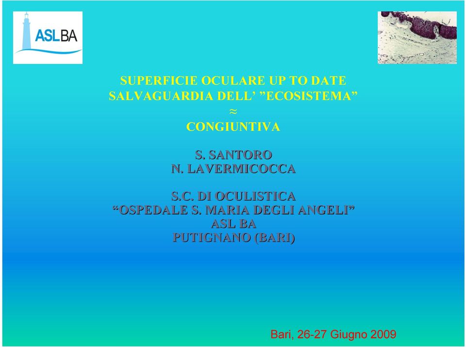 LAVERMICOCCA S.C. DI OCULISTICA OSPEDALE S.