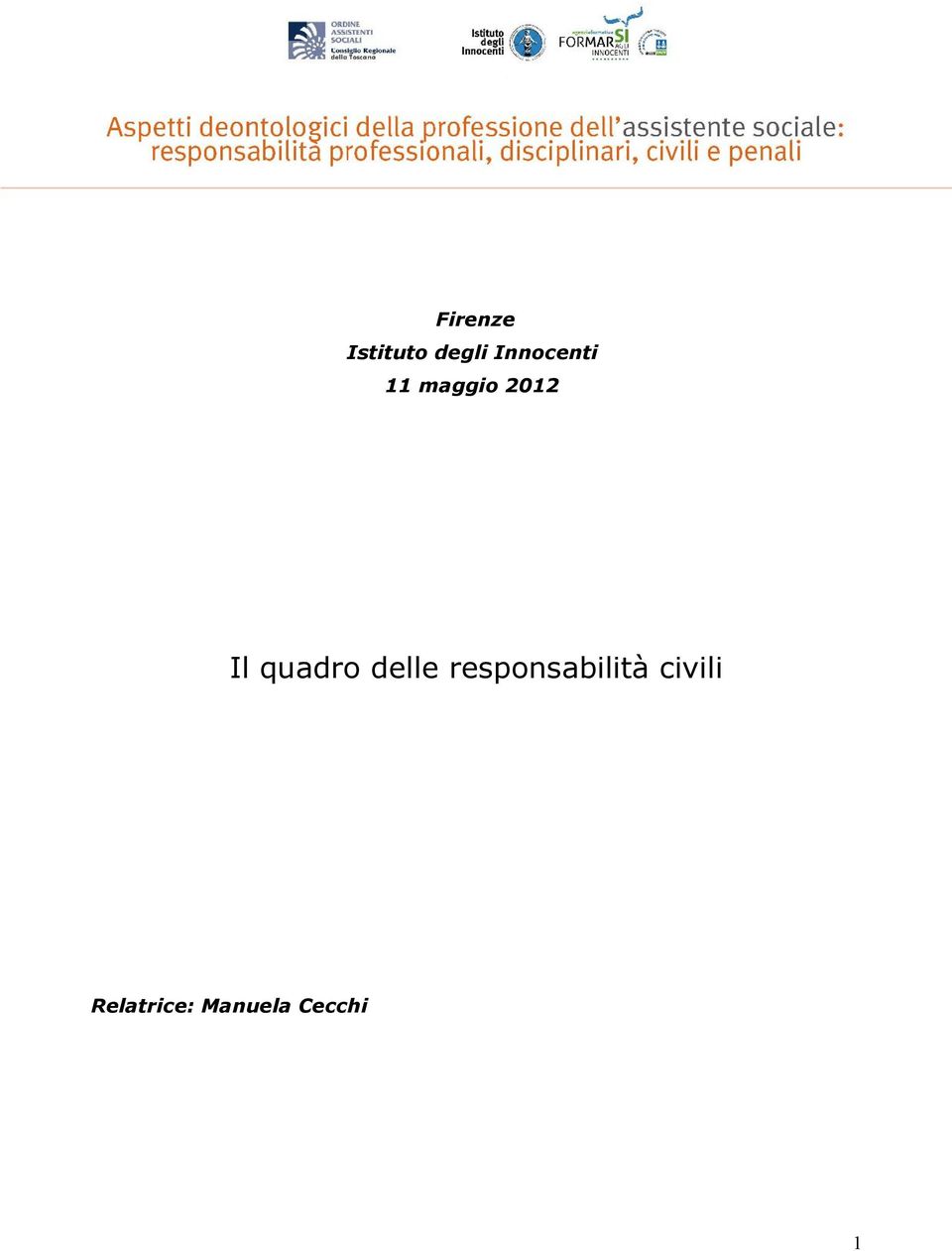 quadro delle responsabilità