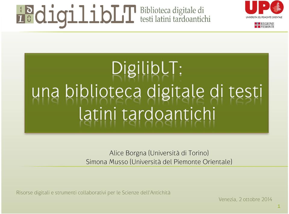 Orientale) Risorse digitali e strumenti