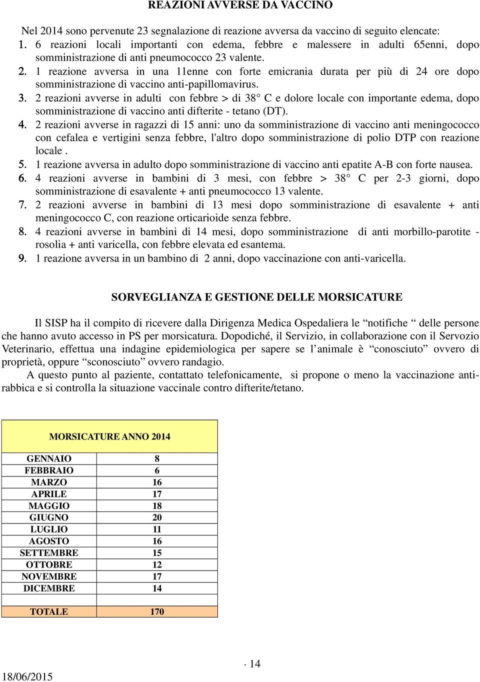 2 reazioni avverse in adulti con febbre > di 38 C e dolore locale con importante edema, dopo somministrazione di vaccino anti difterite - tetano (DT).