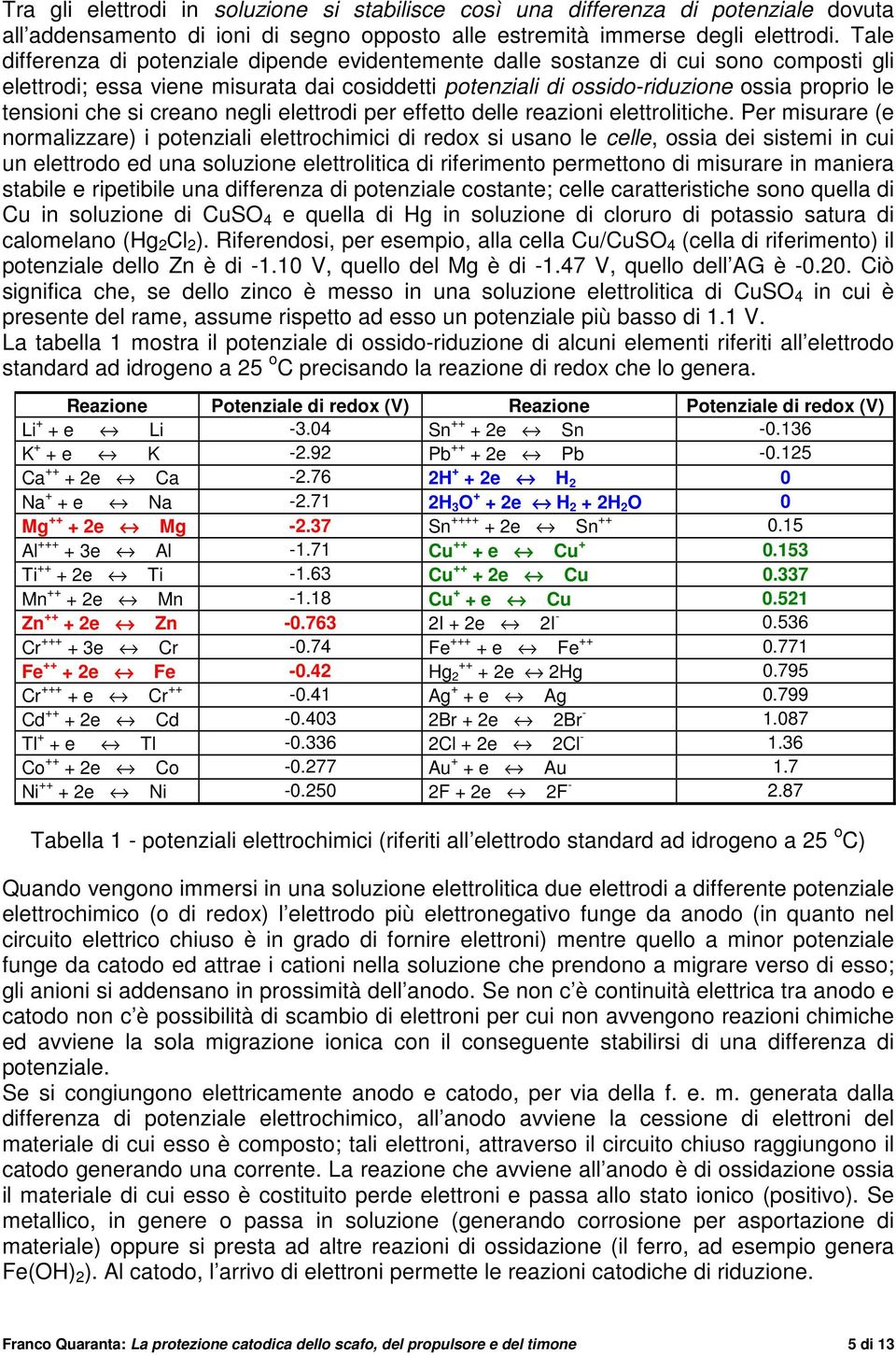 si creano negli elettrodi per effetto delle reazioni elettrolitiche.