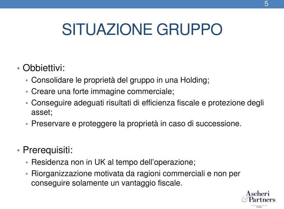 Preservare e proteggere la proprietà in caso di successione.