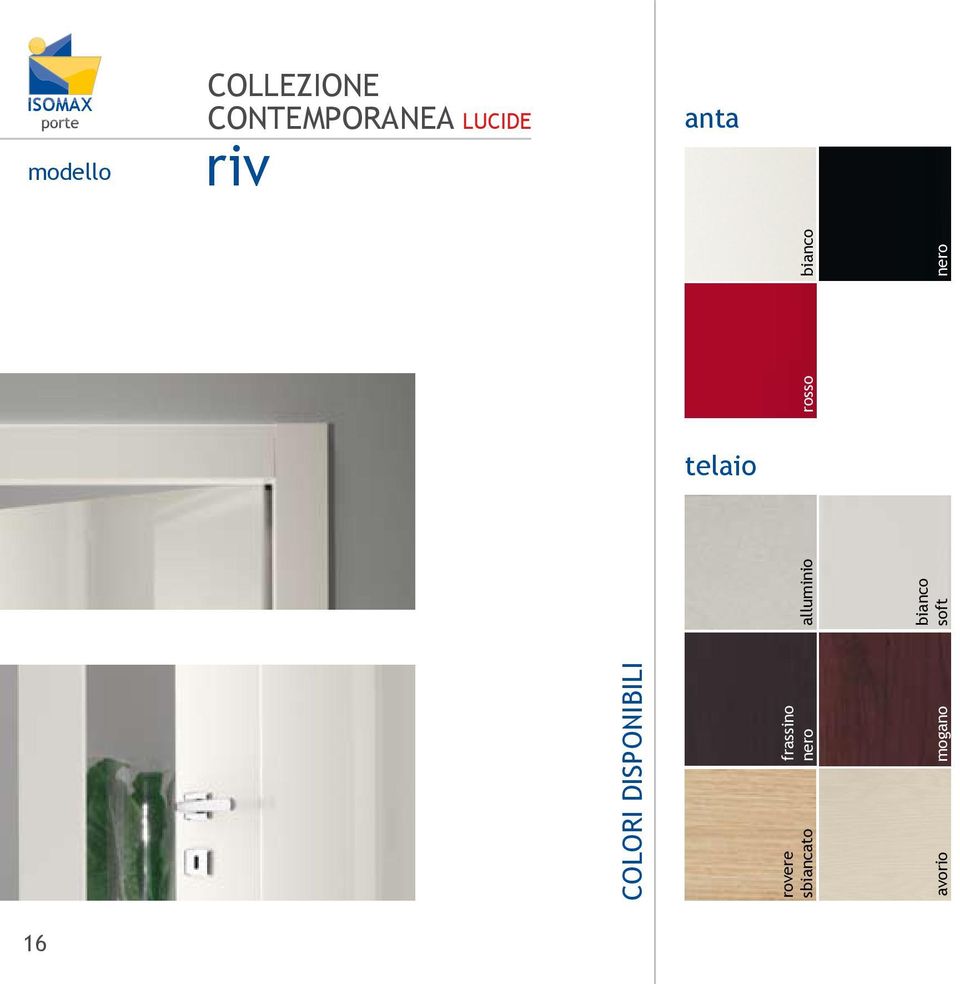 rovere frassino sbiancato nero alluminio