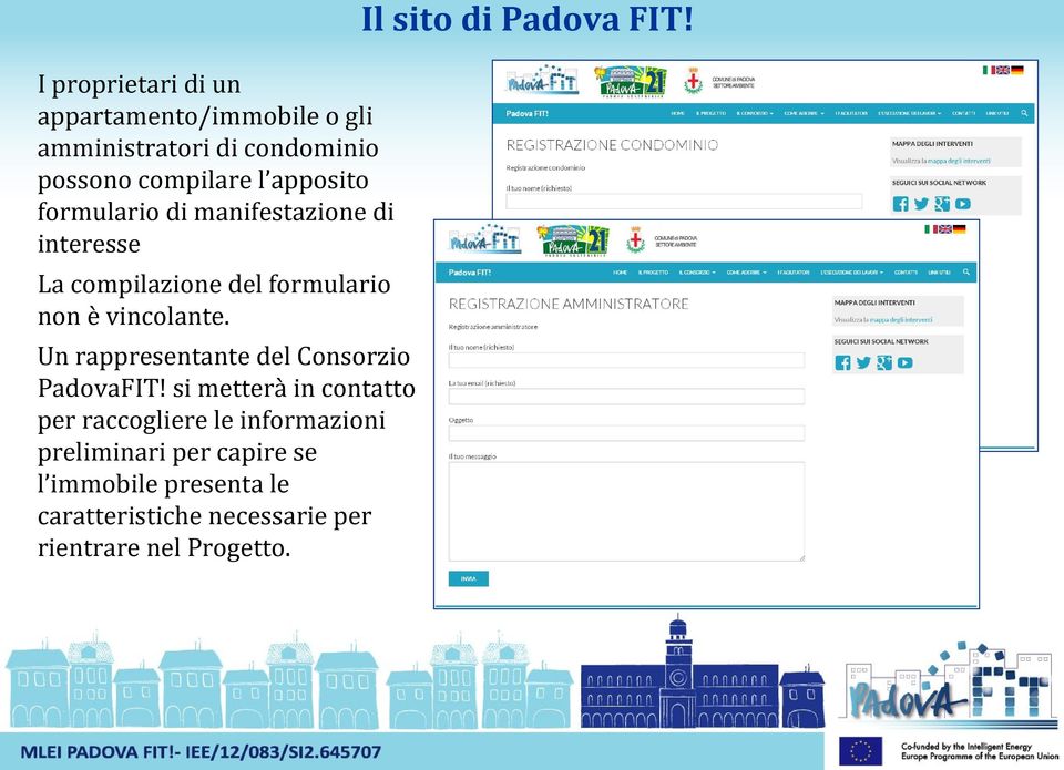 Un rappresentante del Consorzio PadovaFIT!