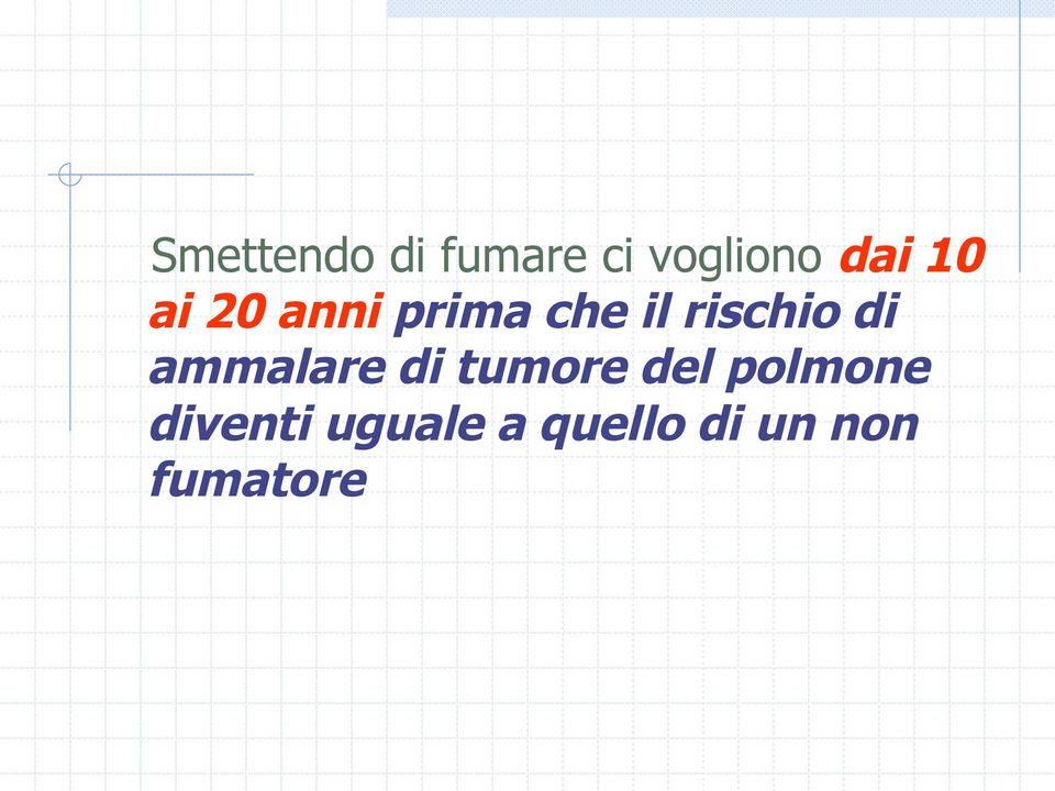 di ammalare di tumore del polmone