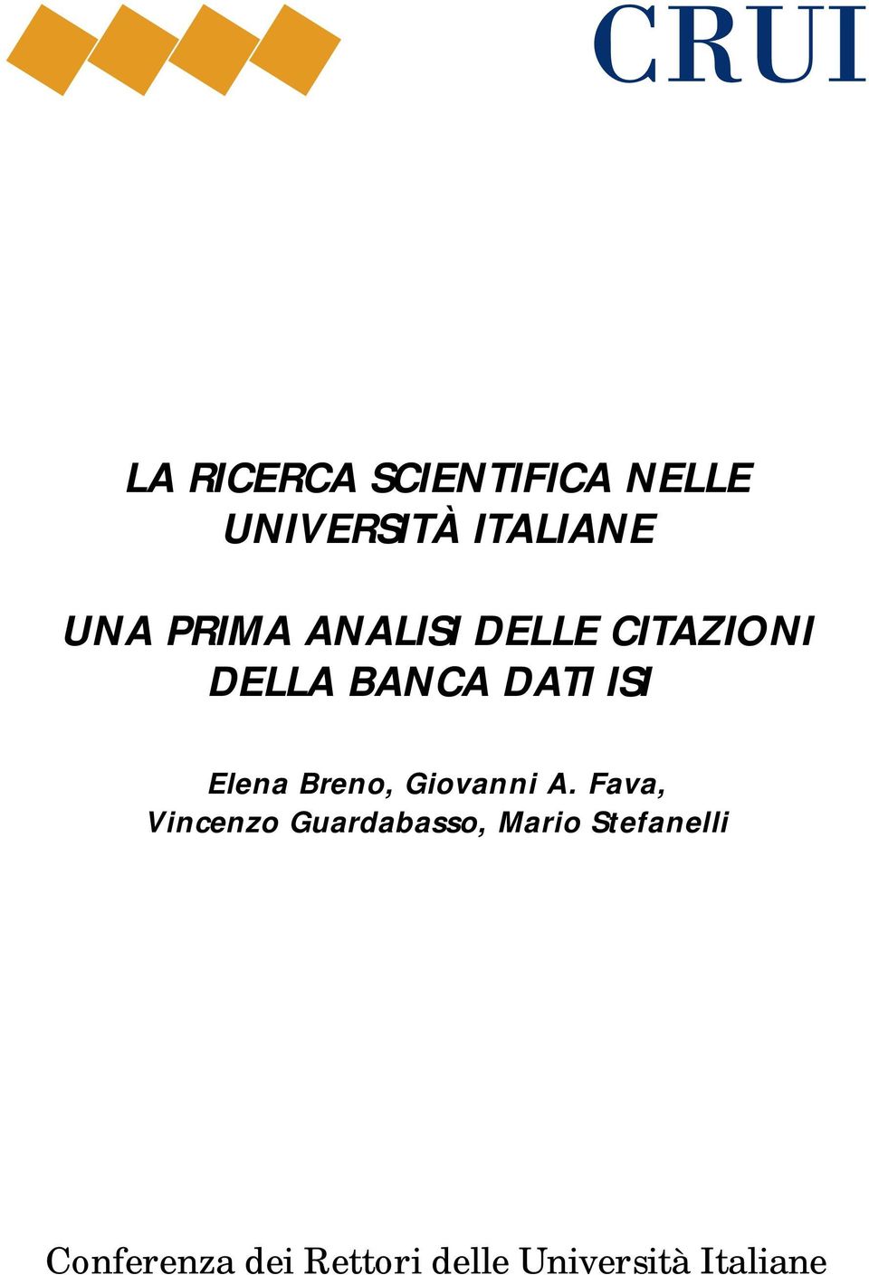 Elena Breno, Giovanni A.