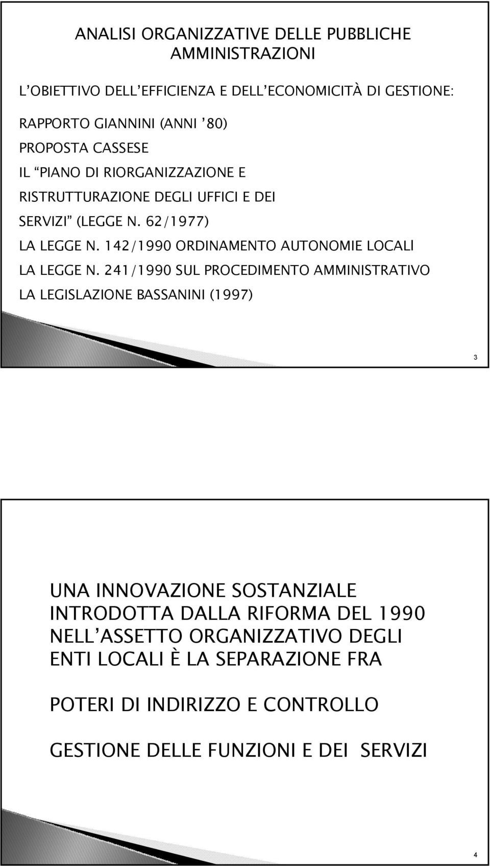 142/1990 ORDINAMENTO AUTONOMIE LOCALl LA LEGGE N.