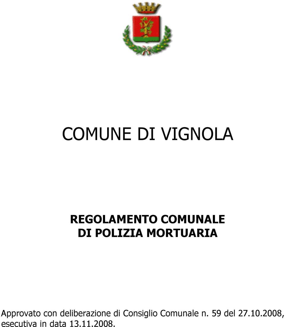 deliberazione di Consiglio Comunale n.