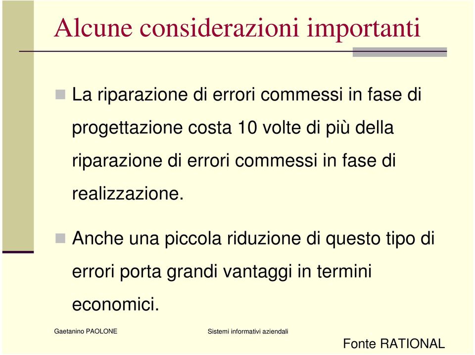 commessi in fase di realizzazione.